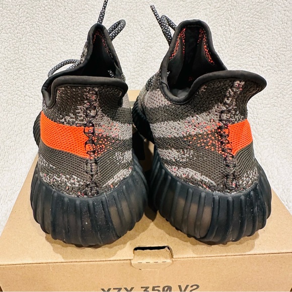 Adidas Yeezy Boost 350 V2 Carbel/Stegry HQ7045 - Men's Size 9 - Picture 4 of 9